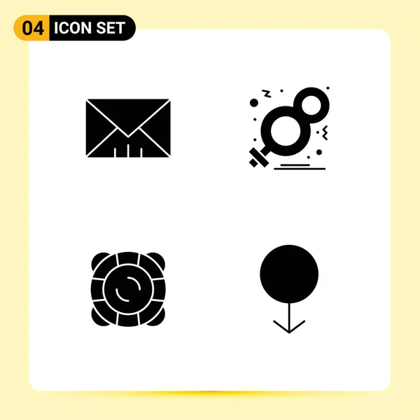 Set Modern Icons Sysymbols Signs Interface Safety Day Symbol Float — Archivo Imágenes Vectoriales