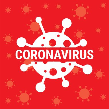 Coronavirus Uyarı İşareti Vektör COVID-19 Farkındalık Posteri