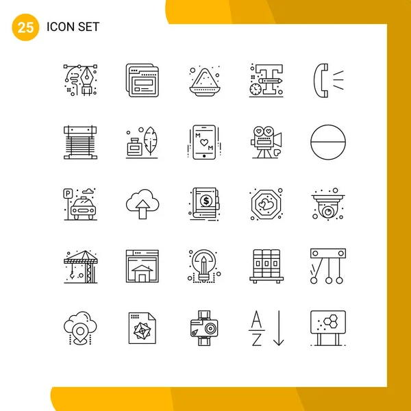 Creative Icons Modern Signs Symbols Answer Sketch Help Logo Powder — Stock Vector