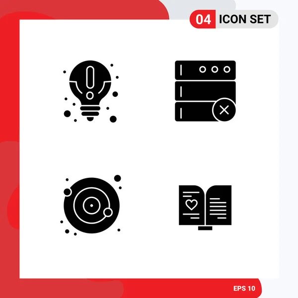 Conjunto Iconos Interfaz Usuario Moderna Símbolos Signos Para Aproximadamente Órbita — Vector de stock