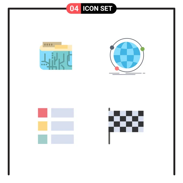 Universal Icon Symbols Group Modern Flat Icons Currency Web Internet — Διανυσματικό Αρχείο