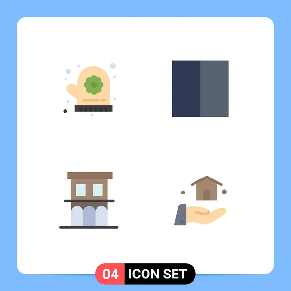 아이콘 그리드 Editable Vector Design Elements — 스톡 벡터