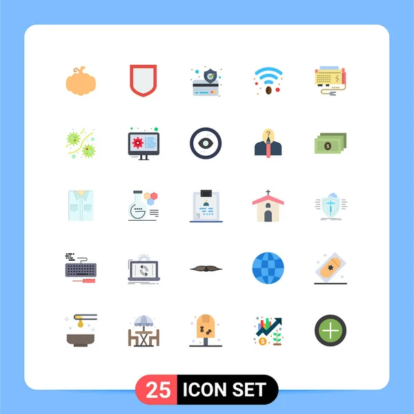 Universal Icon Symbols Group Modern Flat Colors Source Computer Payment — Vetor de Stock