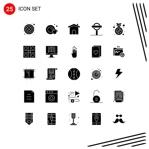 Set Modern Icons Symbols Signs Winner Best Construction Signs Sign — Stock Vector