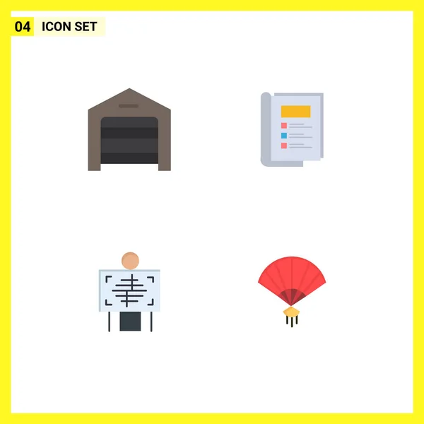 Set Modern Icons Sysymbols Signs Ecommerce Patient Warehouse Layout Radiology — Vector de stock