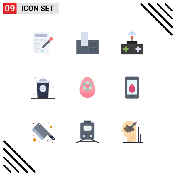 Pack Señales Colores Peso Modernos Símbolos Para Los Medios Impresión — Vector de stock