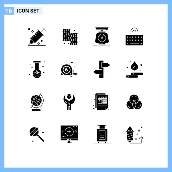 Conjunto Iconos Interfaz Usuario Moderna Símbolos Signos Para Tipo Hardware — Vector de stock