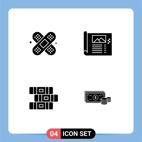 Set Von Modernen Symbolen Symbole Zeichen Für Hilfsmittel Notizbuch Design — Stockvektor