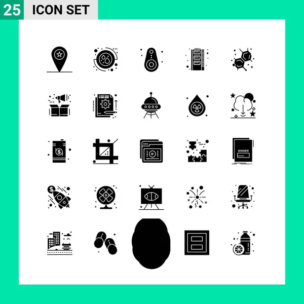 Set Modern Icons Symbols Signs Education Storage Bluetooth Ram Hardware — Stockový vektor