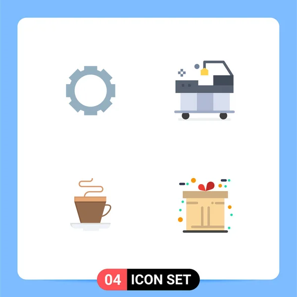 Universal Flat Icons Set Für Web Und Mobile Anwendungen Ausrüstung — Stockvektor