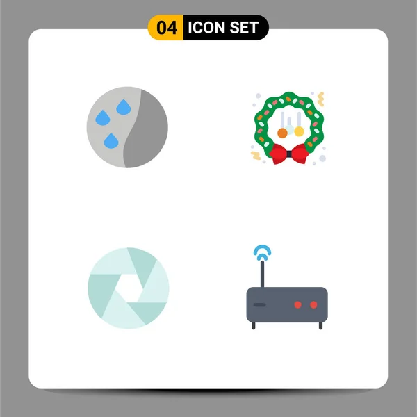 Universal Flat Icons Set Für Web Und Mobile Anwendungen Haarkonditionierung — Stockvektor
