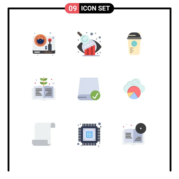 Conjunto Ícones Modernos Símbolos Sinais Para Dispositivos Computadores Jogo Conhecimento — Vetor de Stock