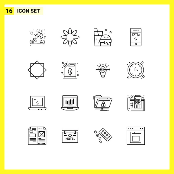 Creative Icons Modern Signs Symbols Can Virus Food Security Status — Stock Vector