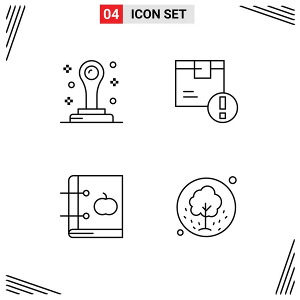 Pictogram Set Simple Filledline แบนของส กงานหน อความสนใจโลจ องค ประกอบการออกแบบเวกเตอร ไขได — ภาพเวกเตอร์สต็อก