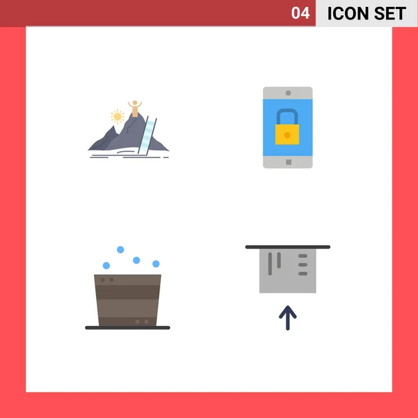 Universal Icon Symbols Group Modern Flat Icons Success Mobile Application — Διανυσματικό Αρχείο