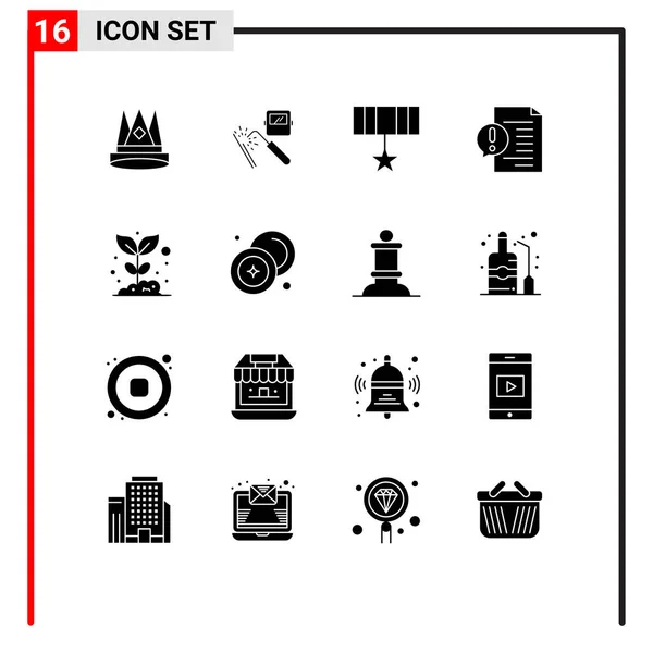Set Von Modernen Symbolen Symbole Zeichen Für Dokument Kommunikation Maske — Stockvektor