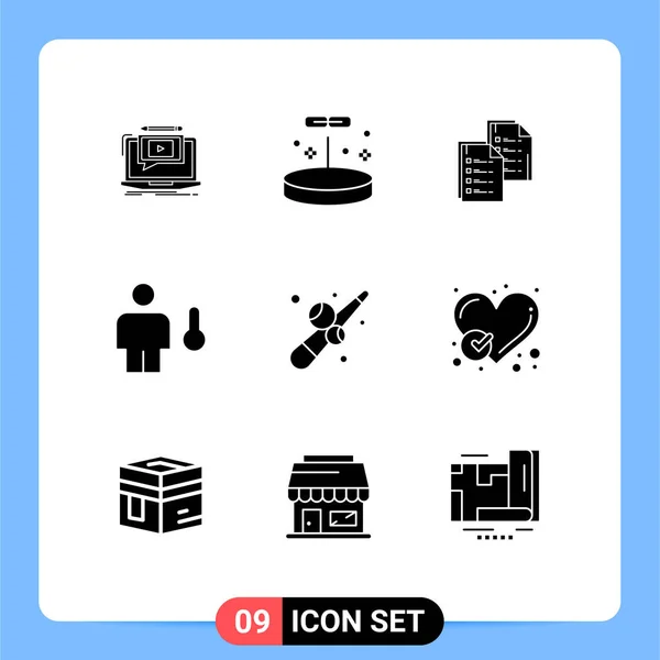 Pictogram Set Simple Solid Glyphs Degrees Avatar Science Resumé Copy — Stockový vektor