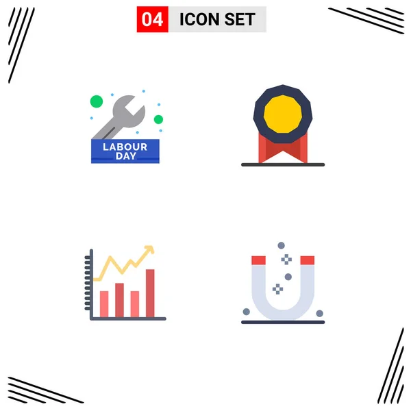 Conceito Flat Icon Para Websites Mobile Apps Dia Analítico Reparação — Vetor de Stock