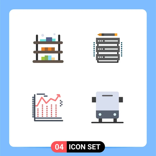 Benutzeroberfläche Flaches Icon Pack Moderner Zeichen Und Symbole Für Kauf — Stockvektor