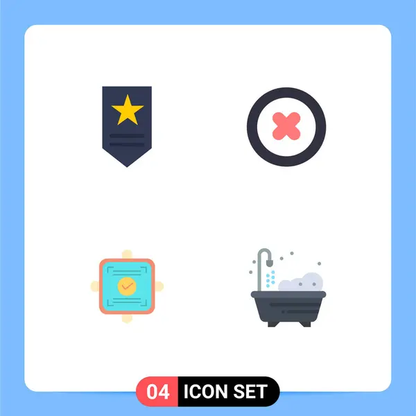 Pictogram Set Simple Flat Icons Signignia Agreement Media Living Editable — ภาพเวกเตอร์สต็อก