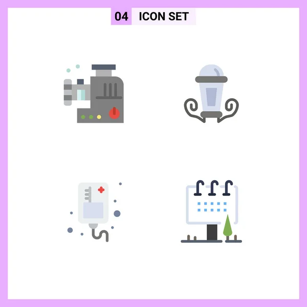 Benutzeroberfläche Flaches Icon Pack Moderner Zeichen Und Symbole Für Fleischwolf — Stockvektor