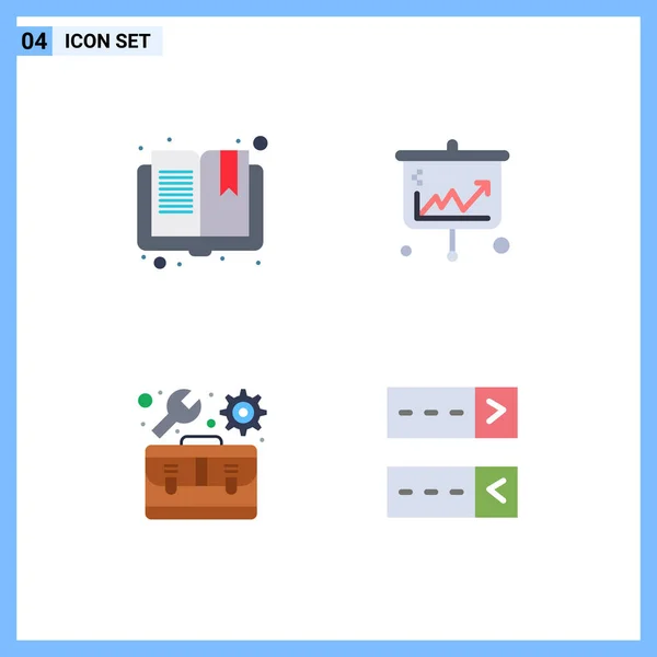 Universal Icon Symbols Group Modern Flat Icons Book Kit Reading — Stockový vektor