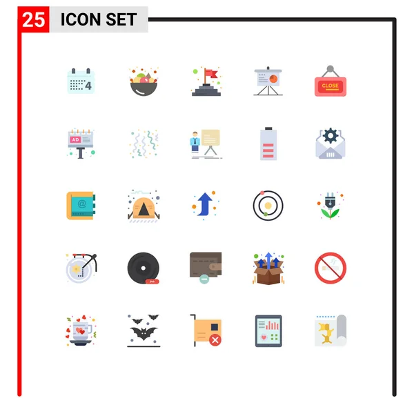 Conjunto Iconos Interfaz Usuario Moderna Símbolos Signos Para Cerrar Tablero — Archivo Imágenes Vectoriales