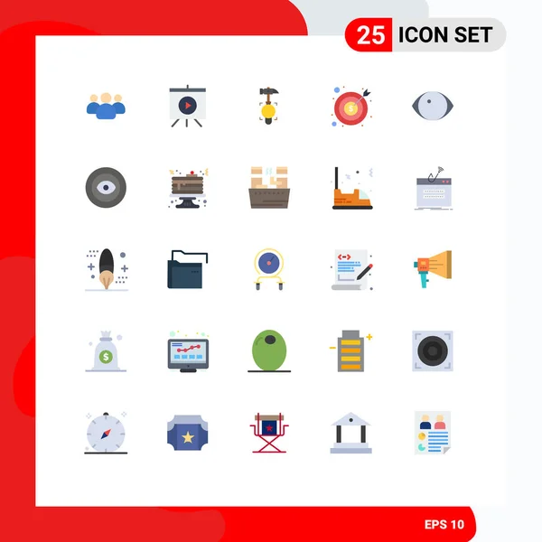 Conjunto Iconos Interfaz Usuario Moderna Símbolos Signos Para Cara Dinero — Vector de stock