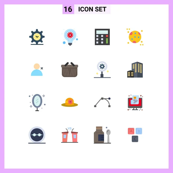 Stock Vector Icon Pack Mit Linienzeichen Und Symbolen Für Warenkorb — Stockvektor