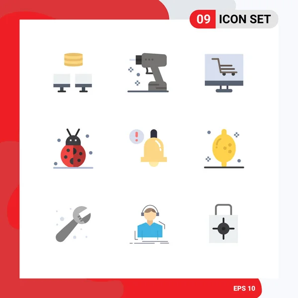 Universal Icon Symbols Group Modern Flat Colors Alert Winter Product - Stok Vektor