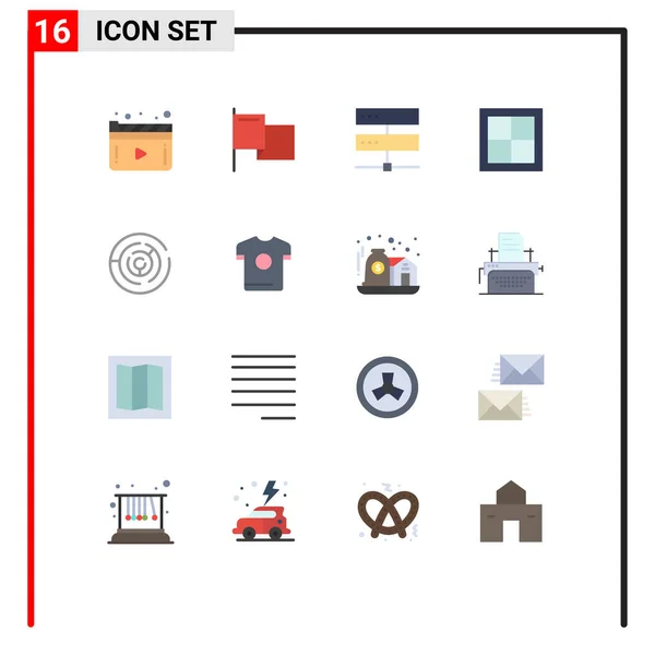 Stock Vector Icon Pack Signos Símbolos Línea Para Rompecabezas Interior — Vector de stock