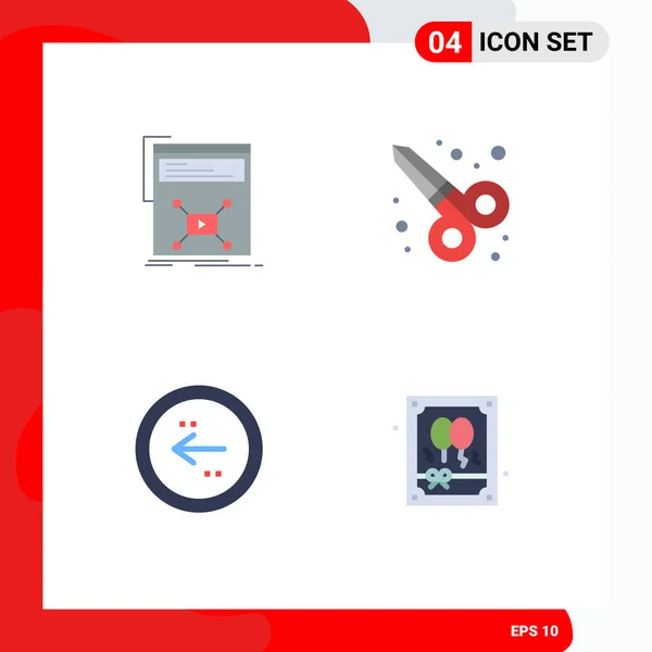 Universal Icon Symbols Group Modern Flat Icons Marketing Back Web — Stockvektor