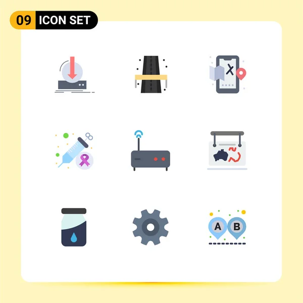 Editable Vector Design Elements 미디어를 — 스톡 벡터