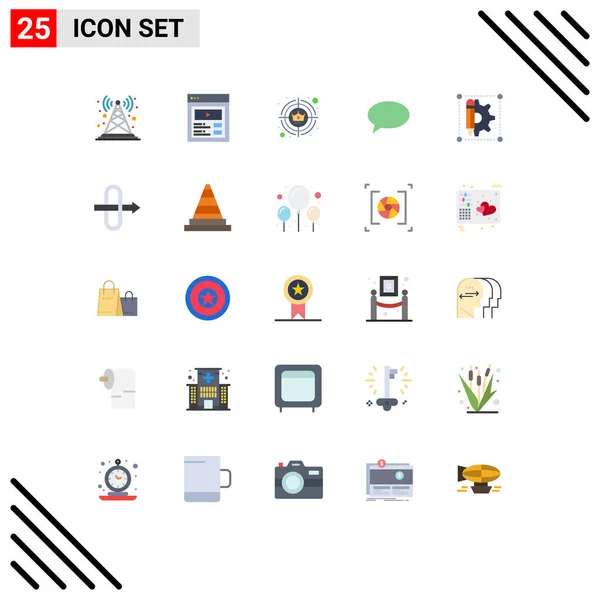 Creative Icons Moderne Zeichen Und Symbole Der Kreativen Masseure Web — Stockvektor