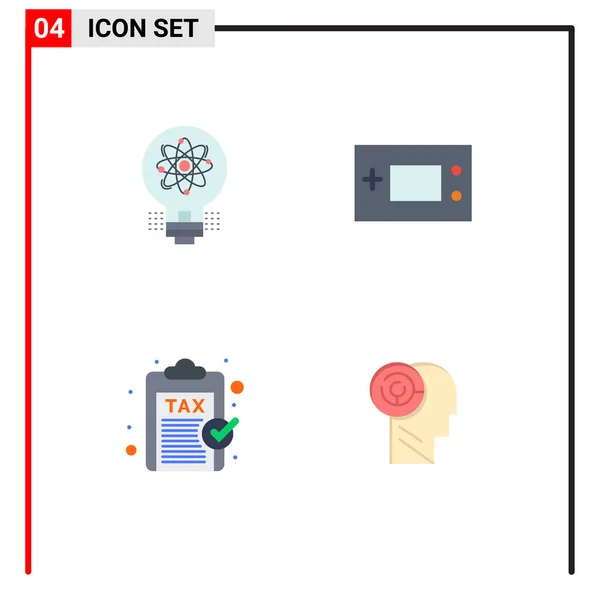 Universal Icon Symbols Group Modern Flat Icons Idea Technology Solution — Vetor de Stock