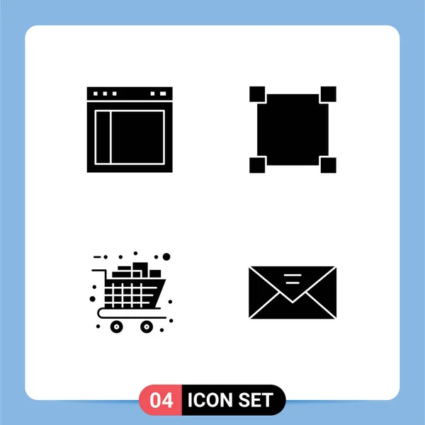 Conjunto Iconos Interfaz Usuario Moderna Símbolos Signos Para Dividir Viernes — Archivo Imágenes Vectoriales