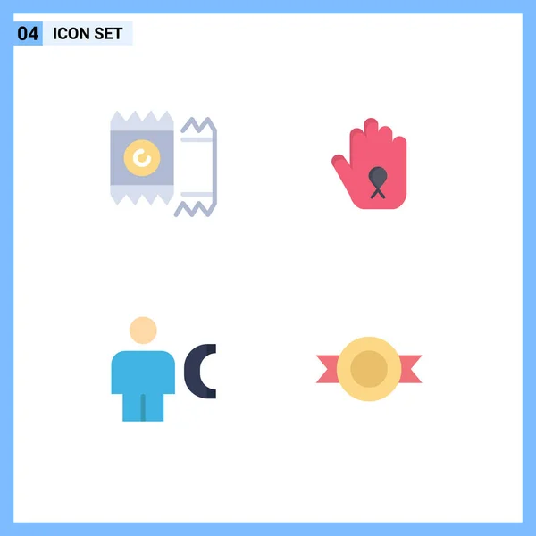 User Interface Flat Icon Pack Modern Signs Symbols Condom Body — Stockový vektor