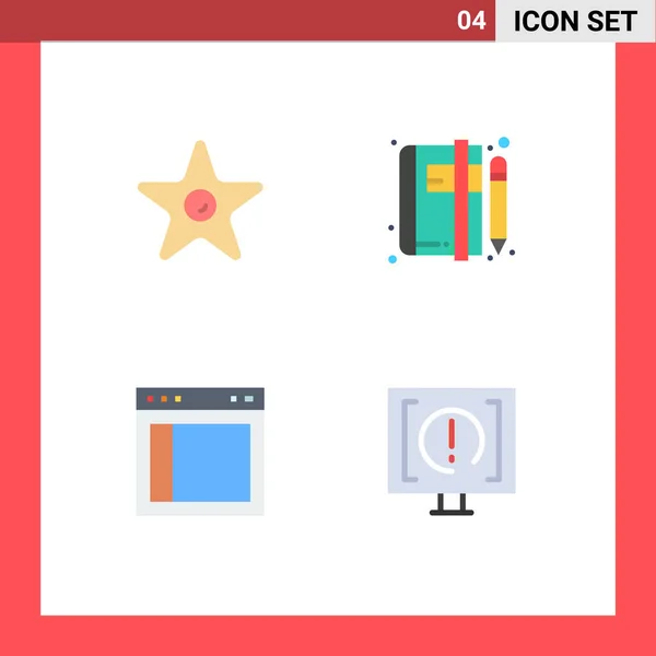 Universal Icon Symbols Group Modern Flat Icons Film Divide Theatre — Stock Vector