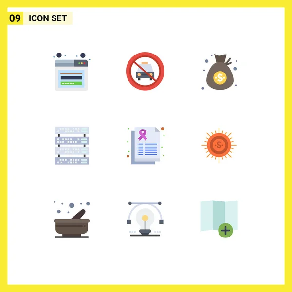 Creative Icons Σύγχρονα Σημάδια Και Σύμβολα Της Έκθεσης Rack Mount — Διανυσματικό Αρχείο