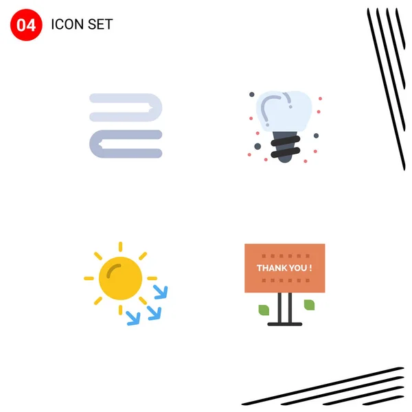 Mobile Interface Flat Icon Set Pictograms Clean Skin Care Implanting — Vector de stock