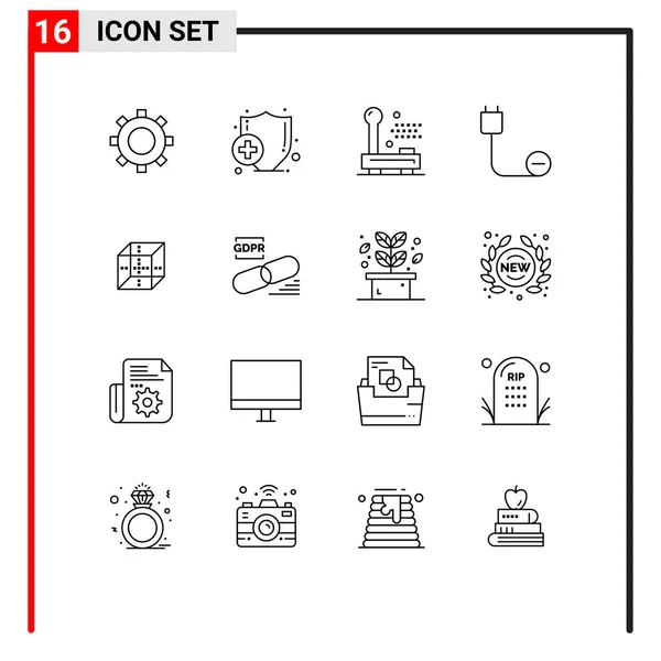 16组散列符号 可编线矢量设计元件的示意图及符号 — 图库矢量图片