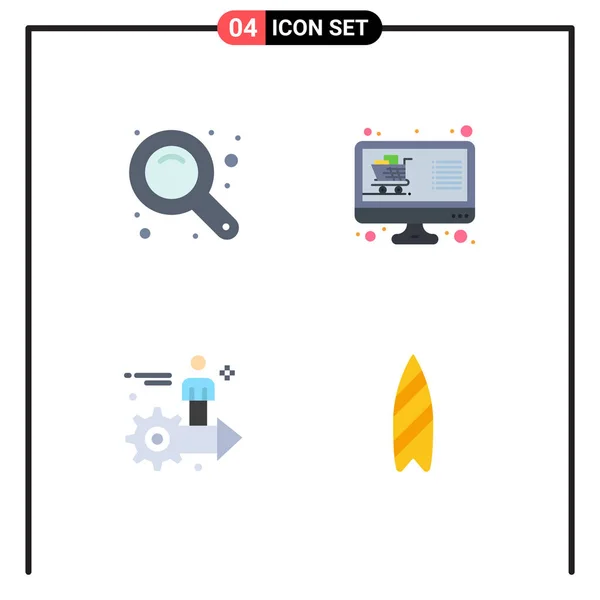 Creative Icons Modern Signs Sysymbols Maximize Setting Zoom Tool Shop — Archivo Imágenes Vectoriales