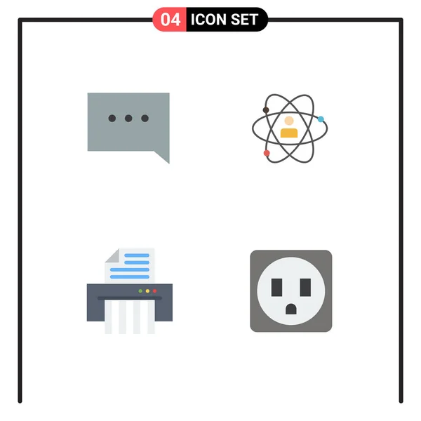 Κινητό Interface Flat Icon Σύνολο Εικονογράμματα Της Φούσκας Ταλέντο Ανάπτυξη — Διανυσματικό Αρχείο