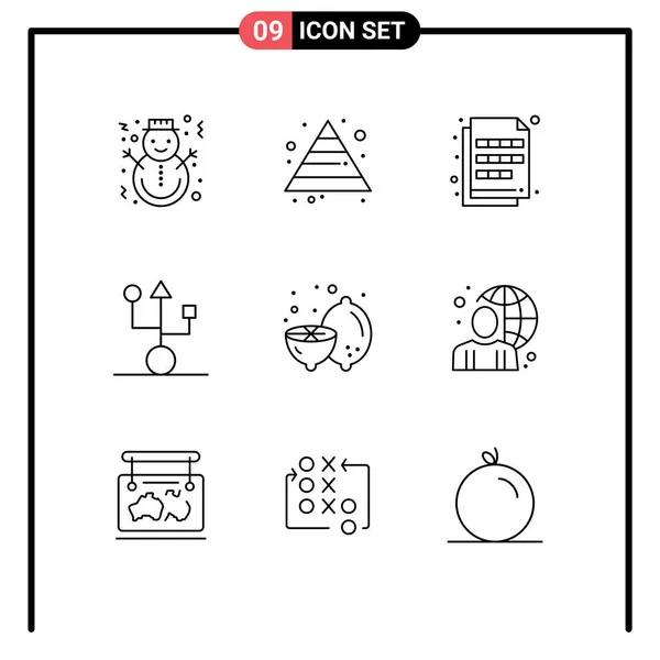 Mobile Interface Outline Set Pictograms Technology Gadget Color Devices Swatch — 스톡 벡터