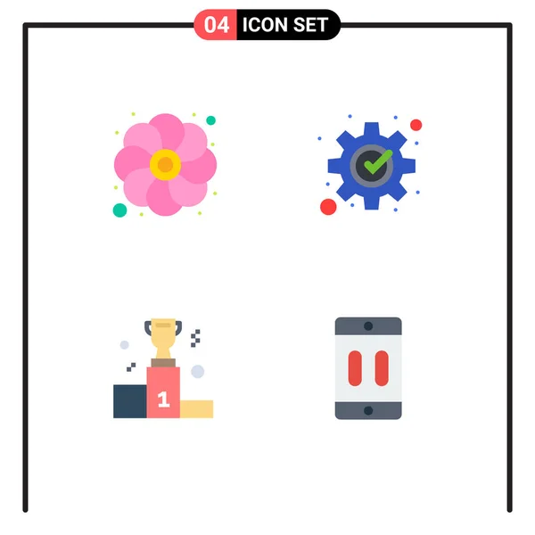 Πακέτο Modern Flat Icons Πινακίδες Και Σύμβολα Για Web Print — Διανυσματικό Αρχείο