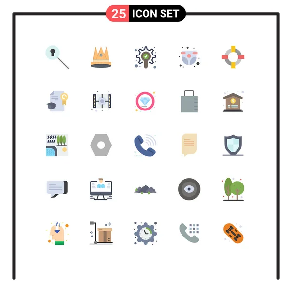 Stock Vector Icon Pack Mit Zeilenzeichen Und Symbolen Für Hilfe — Stockvektor