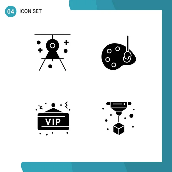 Stock Vector Icon Pack Line Signs Symbols Architecture Vip Drafting — Stock Vector