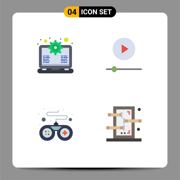 기호의 Vector Icon Pack Line Signs Symbols Gear Device Support — 스톡 벡터