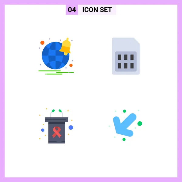 Flat Icon Koncept Pro Webové Stránky Mobilní Apps Prohlížeč Prezentace — Stockový vektor