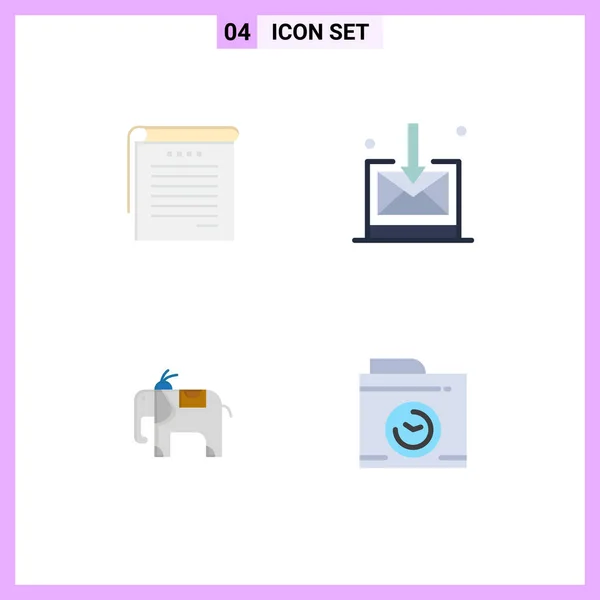 Universal Flat Icons Set Web Mobile Applications Student Camera Student — 스톡 벡터